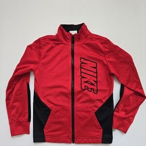 Nike Red and Black Track Jacket